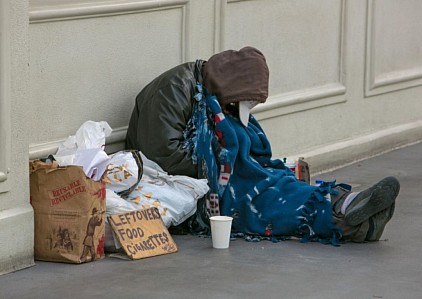 Homeless man