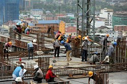 Skilled construction workers
